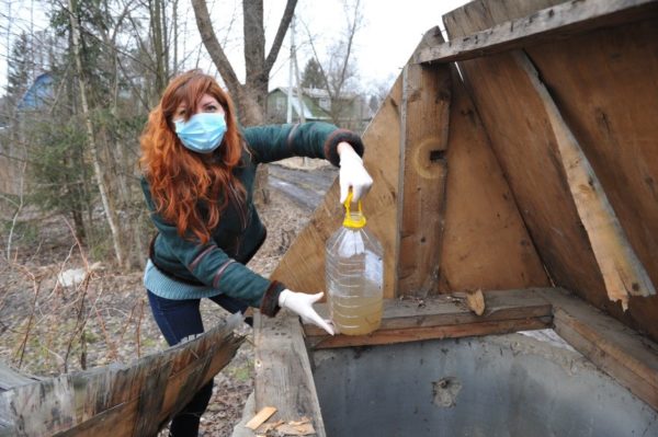 Железная вода тоже очень мутная